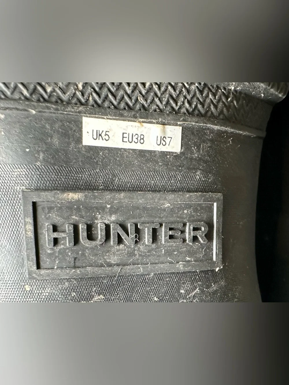 Hunter Original Tall Matte Black Rain Boots Preppy Equestrian Classic Farm 7